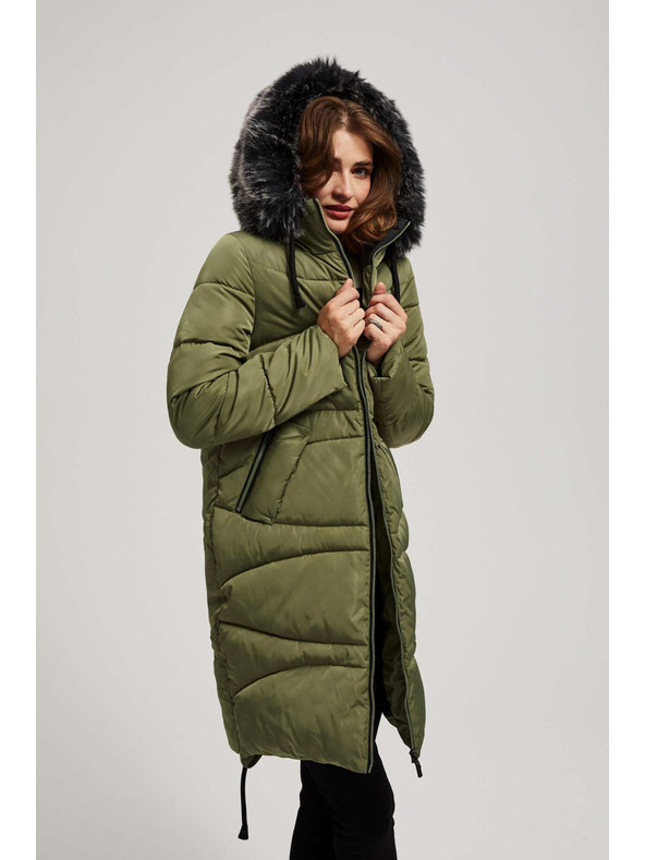 Moodo Prošivena jakna s toplom kapuljačom Moodo