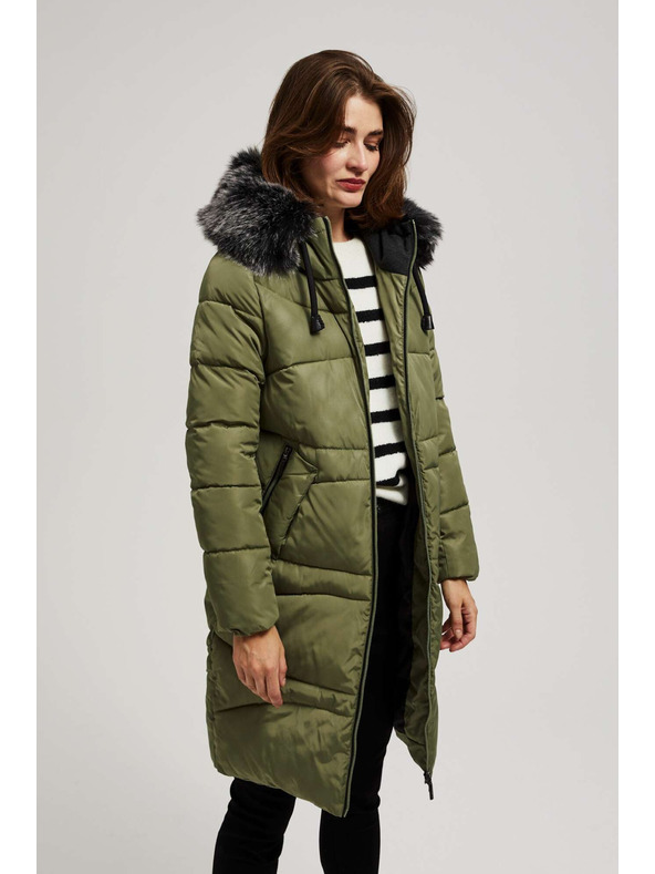 Moodo Prošivena jakna s toplom kapuljačom Moodo