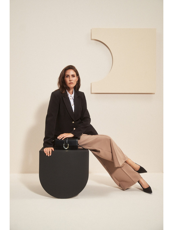 Moodo Jednostrano sako crno Moodo