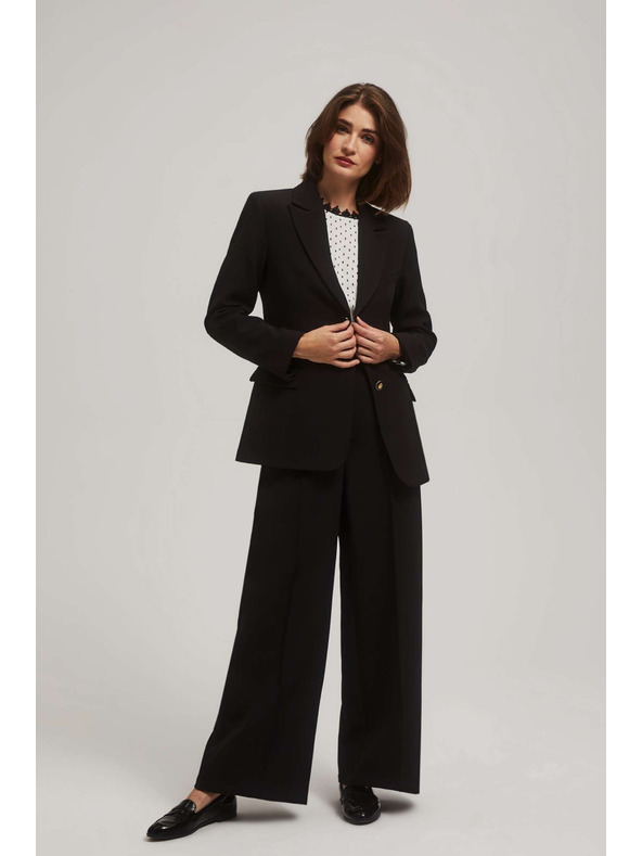 Moodo Jednostrano sako crno Moodo