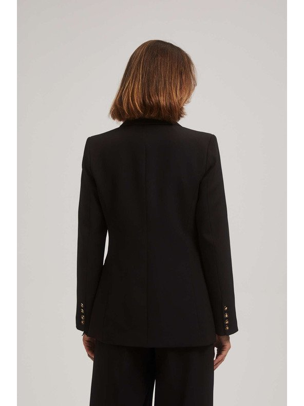 Moodo Jednostrano sako crno Moodo