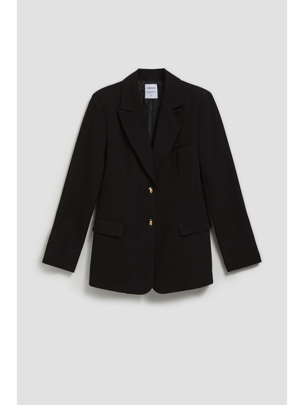 Moodo Jednostrano sako crno Moodo