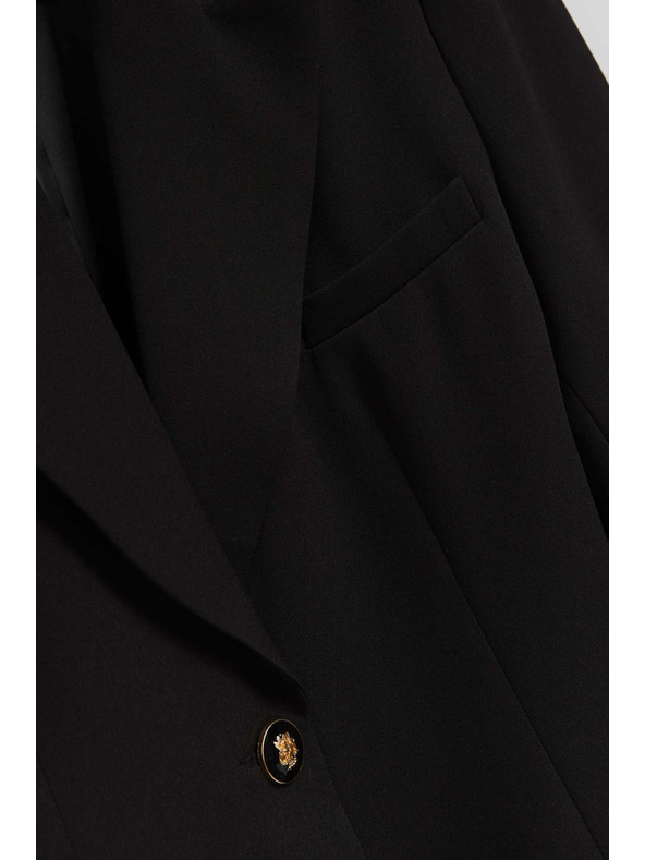 Moodo Jednostrano sako crno Moodo