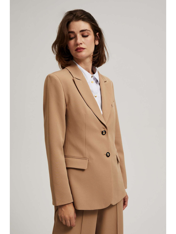 Moodo Jednostrano sako tamno bež Moodo