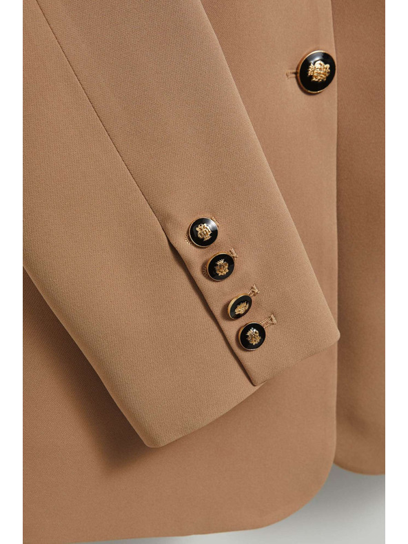 Moodo Jednostrano sako tamno bež Moodo