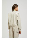 Moodo Bež bomber jakna s džepovima Moodo