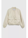 Moodo Bež bomber jakna s džepovima Moodo