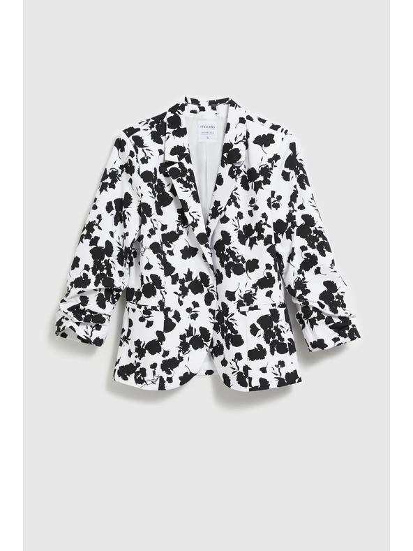 Moodo Sako s 3/4 rukavima crno-bijelo Moodo