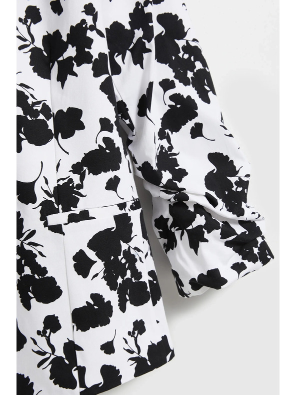 Moodo Sako s 3/4 rukavima crno-bijelo Moodo