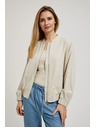 Moodo Bež bomber jakna Moodo
