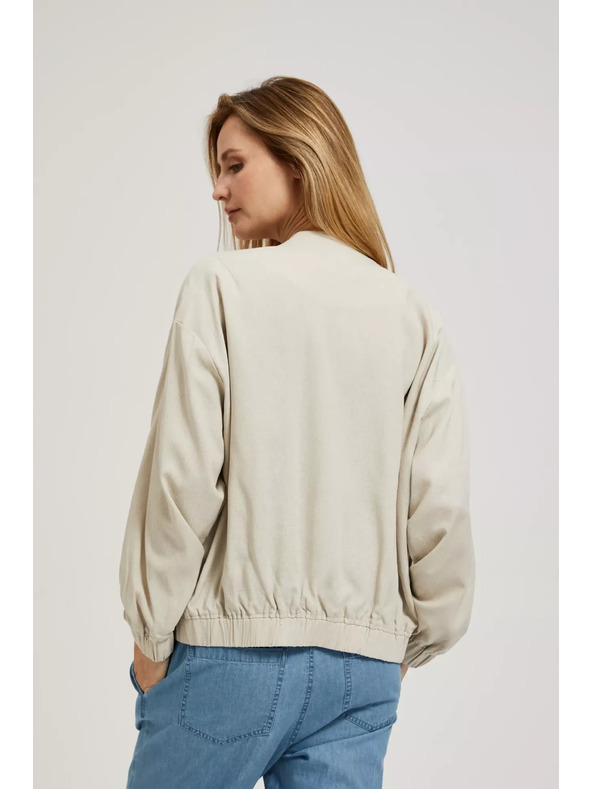 Moodo Bež bomber jakna Moodo