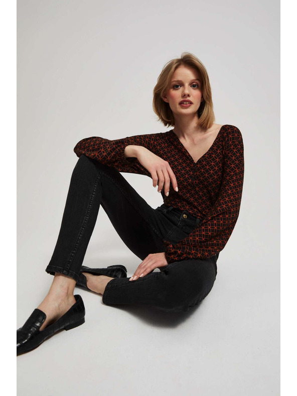 Moodo Skinny crne traperice Moodo