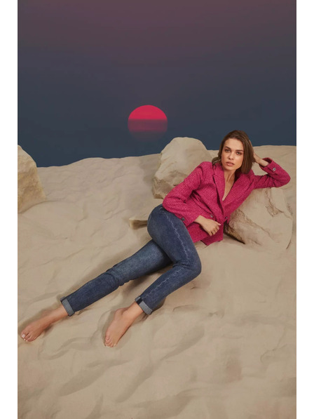 Moodo Tamno plave boyfriend traperice Moodo