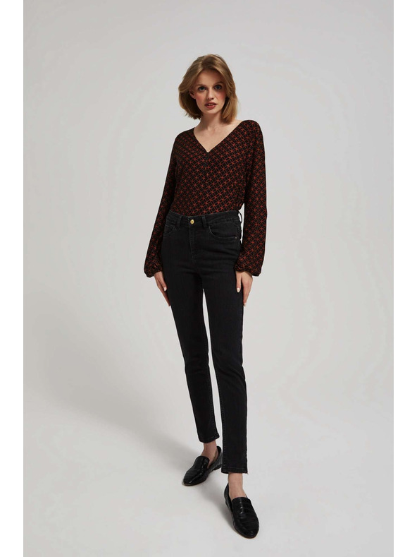 Moodo Bluza s geometrijskim uzorkom Moodo