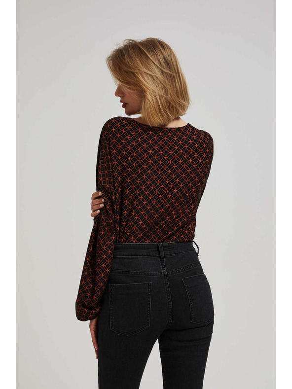 Moodo Bluza s geometrijskim uzorkom Moodo