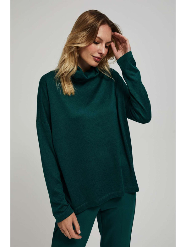 Moodo Bluza s prostim ovratnikom Moodo