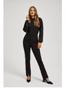 Moodo Crna bluza s ukrašenim rukavima Moodo