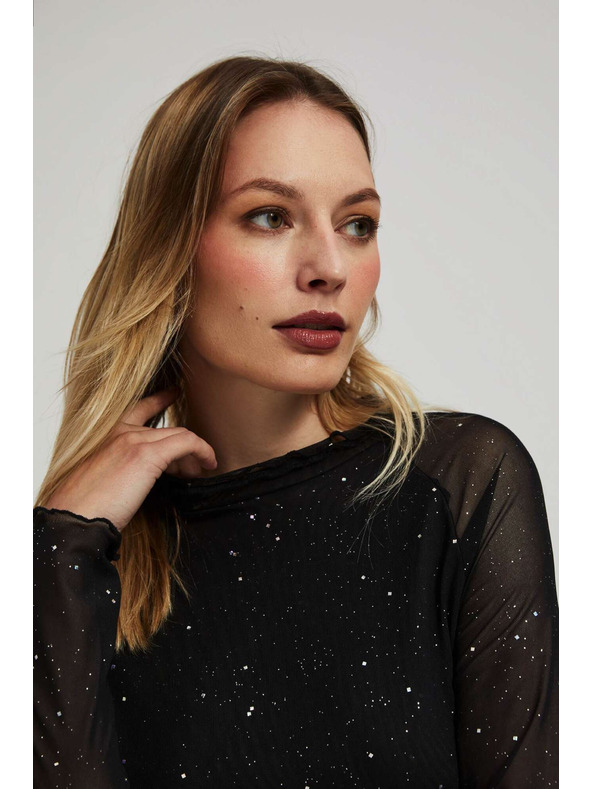 Moodo Top s prozirnim rukavima Moodo