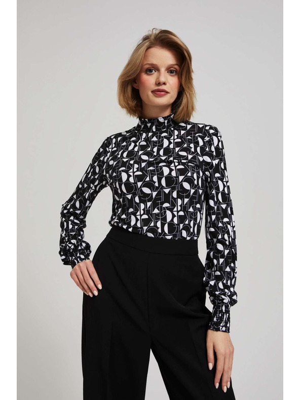 Moodo Moodo bluza s uzorkom