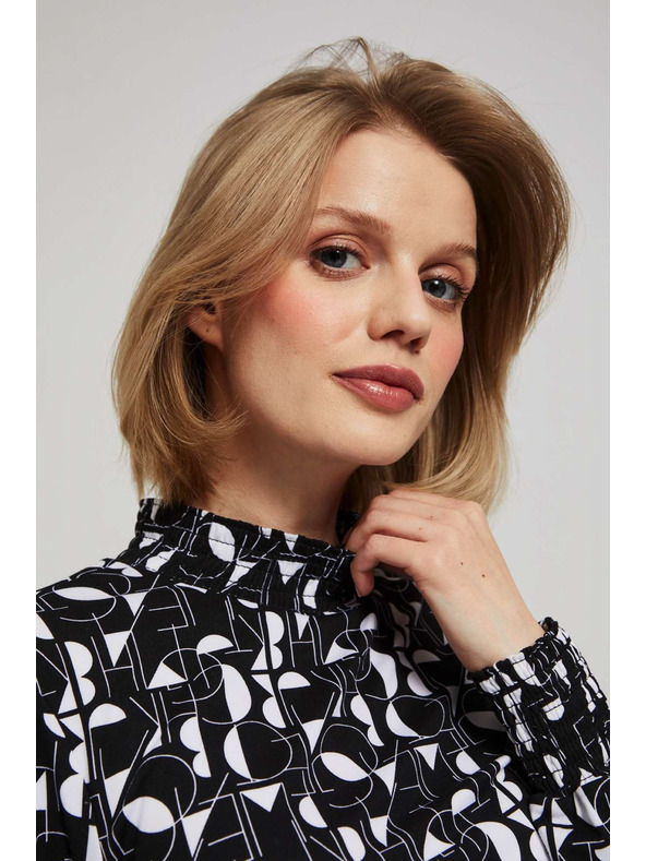 Moodo Moodo bluza s uzorkom