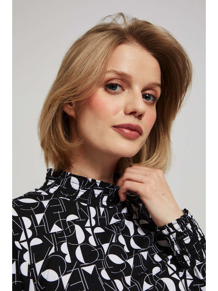 Moodo Moodo bluza s uzorkom