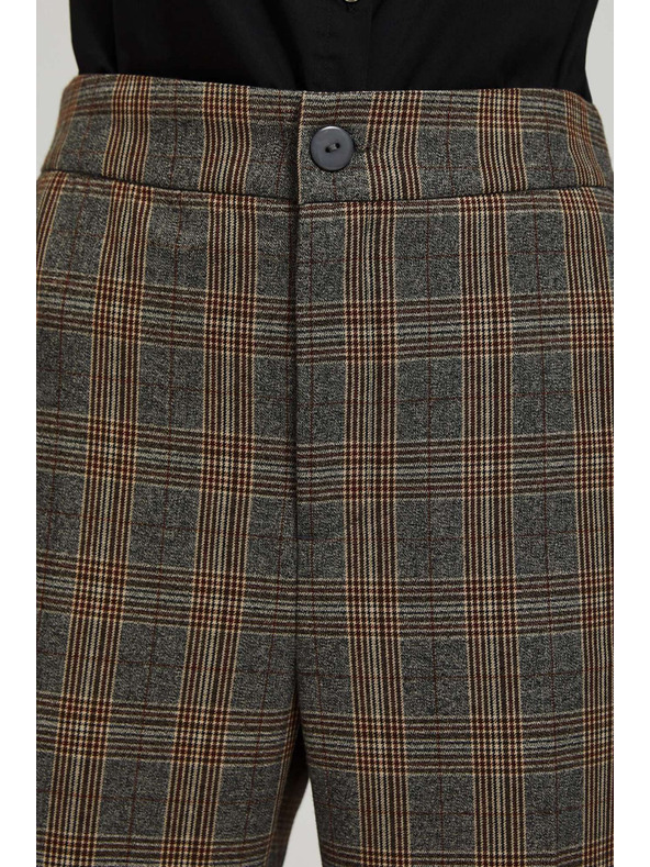 Moodo Sive karirane hlače Moodo