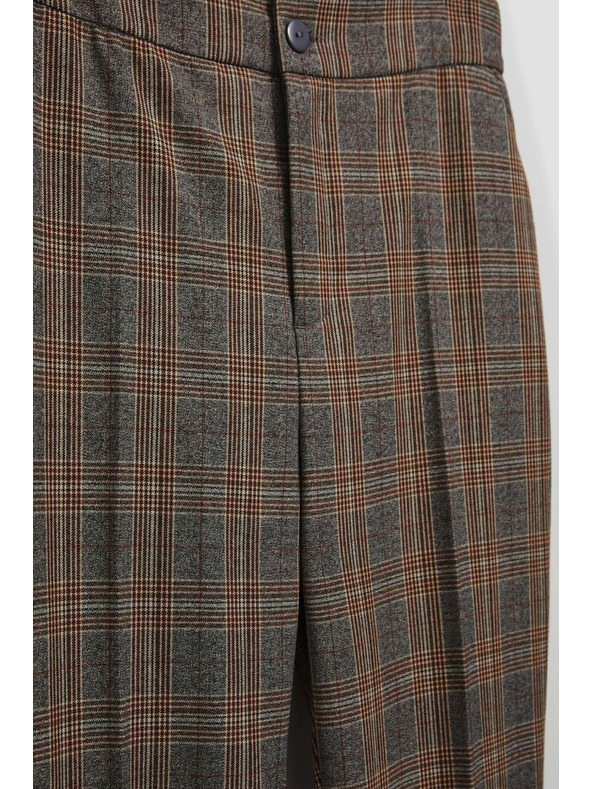 Moodo Sive karirane hlače Moodo