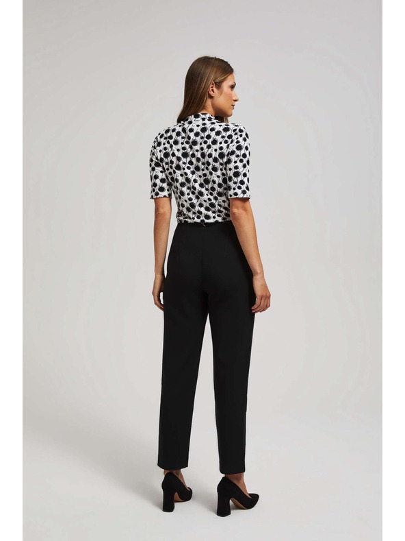 Moodo Crne hlače ravnih nogavica Moodo