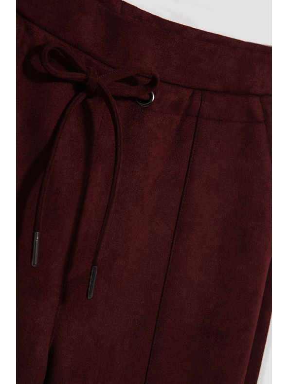 Moodo Kestenjaste hlače sa vezicama Moodo