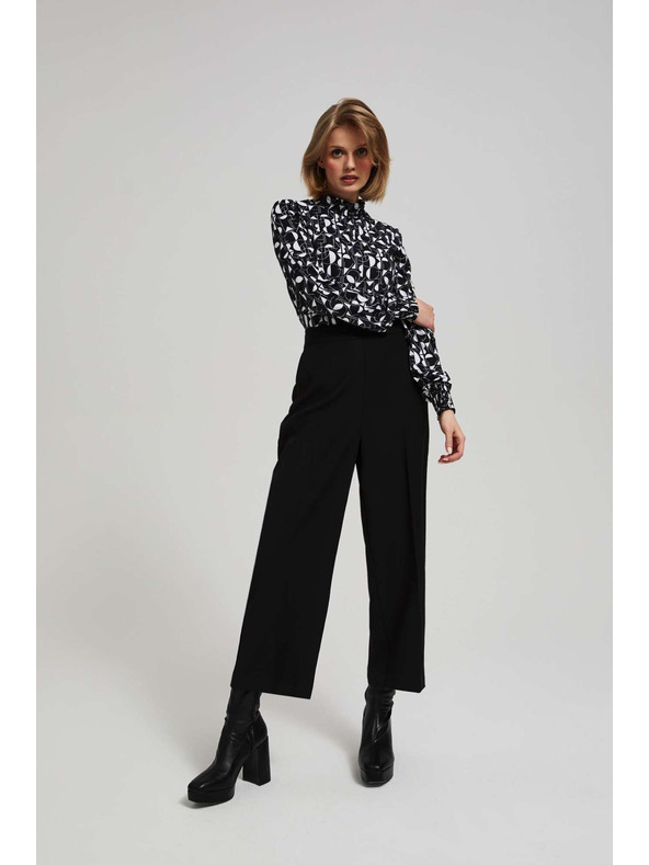 Moodo Glatke hlače sa širokim nogavicama Moodo