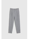 Moodo Svečane sive hlače s preklopljenim nogavicama u naboru Moodo