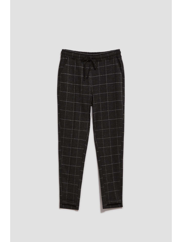 Moodo Crne karirane hlače Moodo