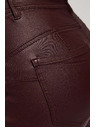 Moodo Voštane uske hlače u kestenjastoj boji Moodo