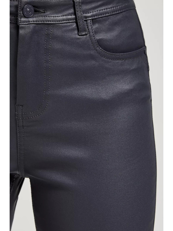 Moodo Voskane uske hlače sive Moodo