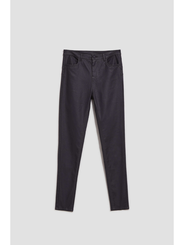 Moodo Voskane uske hlače sive Moodo