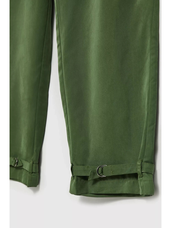 Moodo Khaki cargo hlače užih nogavica Moodo