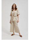 Moodo Lanene hlačaste suknje bež Moodo