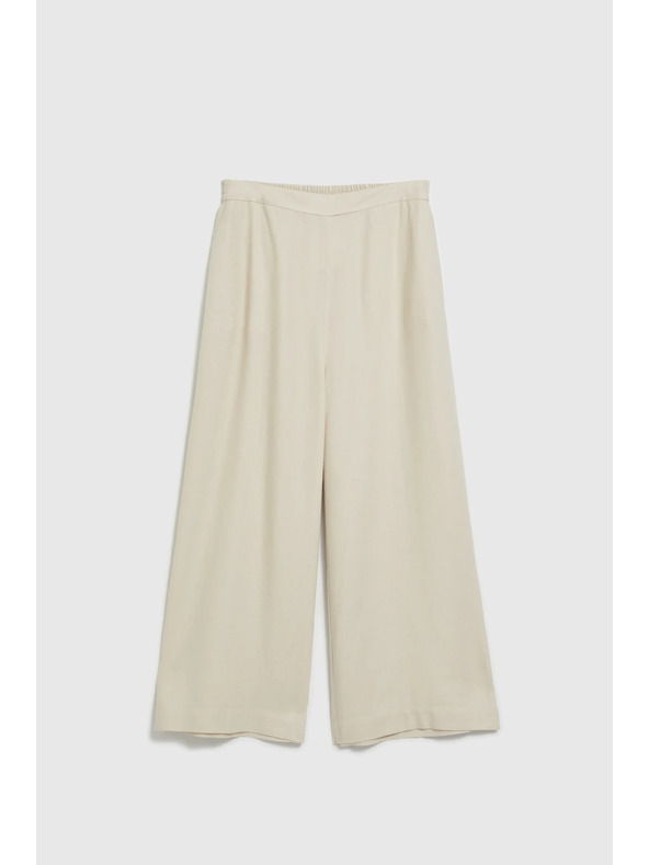 Moodo Lanene hlačaste suknje bež Moodo