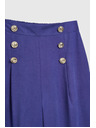 Moodo Ljubičaste hlače s ukrasnim gumbima Moodo