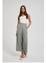 Moodo Maslinaste hlačaste suknje s gumbima Moodo