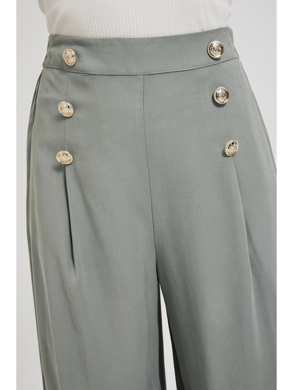 Moodo Maslinaste hlačaste suknje s gumbima Moodo