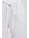 Moodo Glatke viskozne hlače bijele Moodo