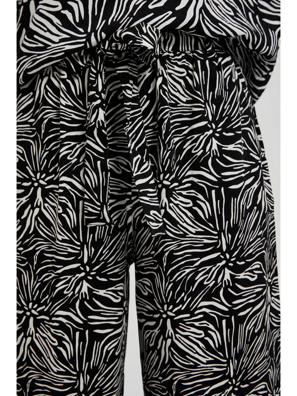 Moodo Crne hlačaste suknje sa uzorkom Moodo