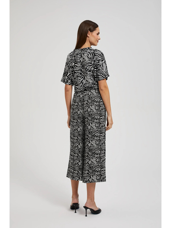 Moodo Crne hlačaste suknje sa uzorkom Moodo