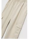 Moodo Bež cargo hlače ravnih nogavica Moodo