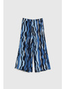 Moodo Uzorkovane kullotes hlačice plave Moodo