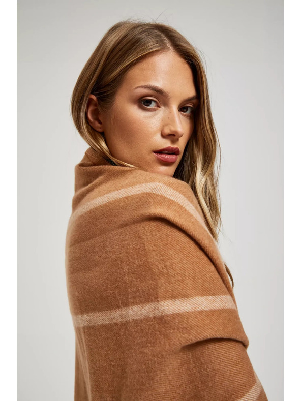 Moodo Smaragdni šal s resicama Moodo