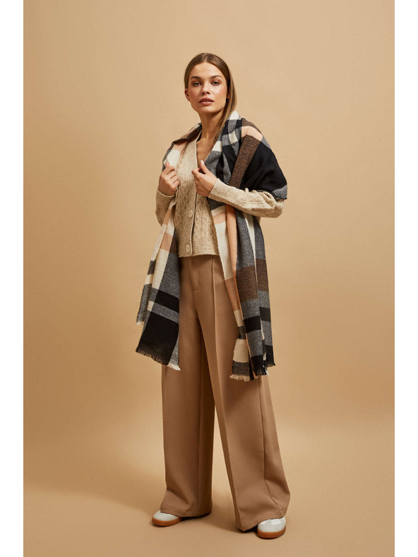 Moodo Breskvin šal u kocki Moodo