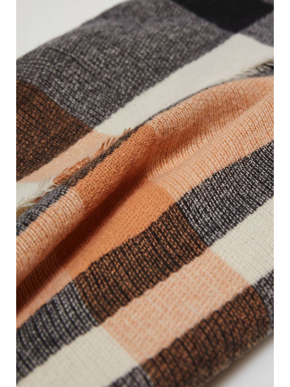 Moodo Breskvin šal u kocki Moodo