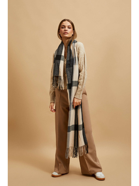 Moodo Plavi šal u kocki Moodo